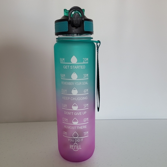 New Motivational Hourly Water Bottle - Picture 2 of 6